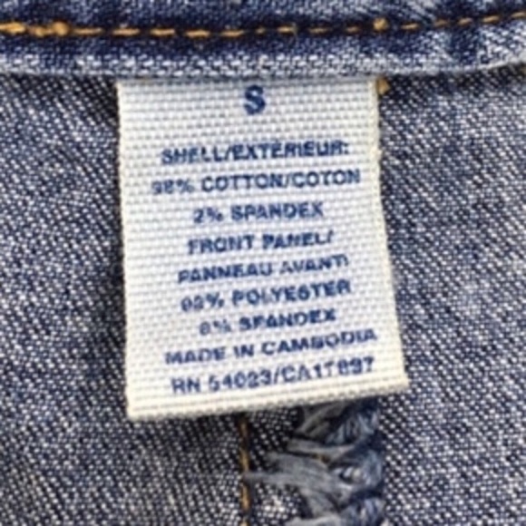 OLD NAVY Maternity Skirt Denim Jean Pencil Stretch Belly Band Minimalist Small - Picture 5 of 7